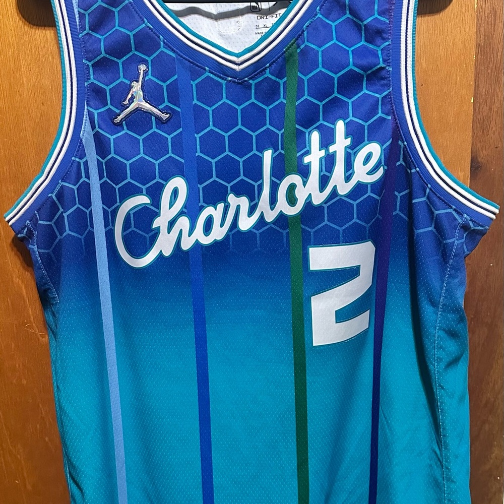Charlotte Blue Basketball Jersey #2 Lamelo Ball City Edition